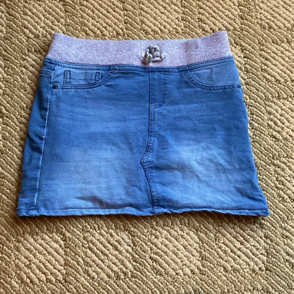 Cute Stretchy Jean Skirt